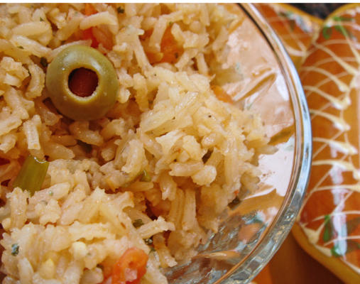 sopa seca de arroz- riz mexicain