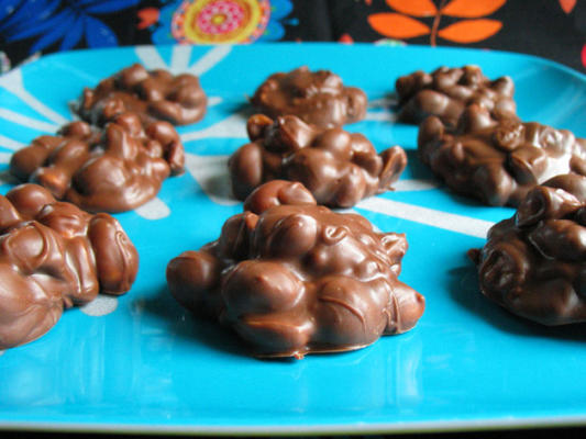 cacahuètes au chocolat maison de lisa