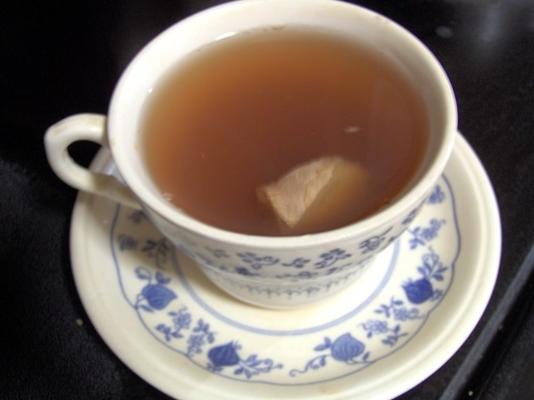 thé au gingembre et à la cannelle