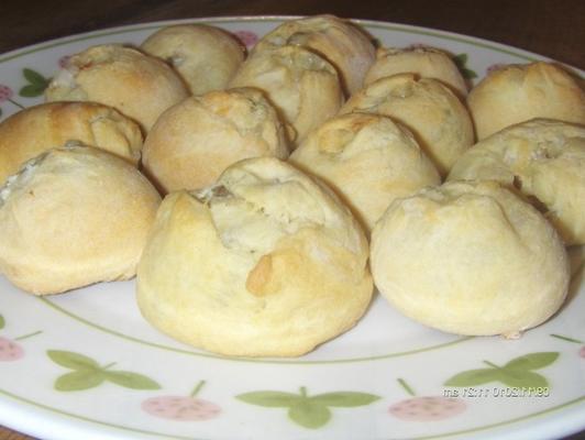 roulés de pizza en croissant