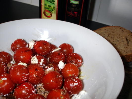 salade facile de tomates cerises et feta