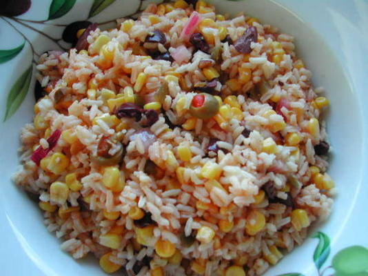 salade de maïs et riz comino