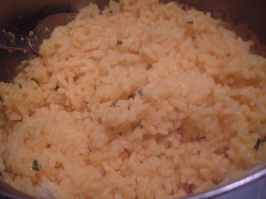 riz basmati au curcuma et aux champignons