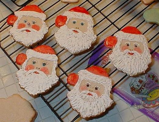 étaler des biscuits classiques au beurre et au sucre (Noël ou les vacances)