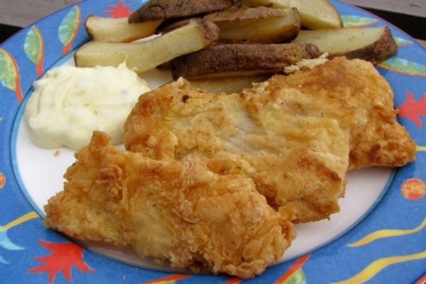 poisson frit et frites