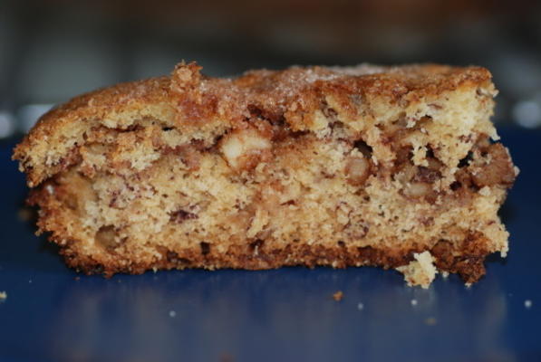 délicieux gâteau à la banane fourré au streusel