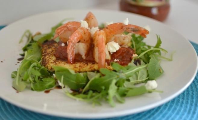 salade de crevettes chaude ragu