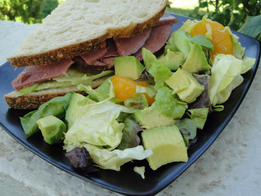 salade d'avocat acidulée