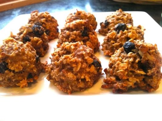 biscuits à l'avoine aux canneberges et aux noix (végétaliens et sans gluten)