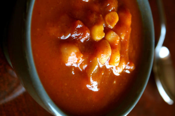 Soupe de citrouille épicée