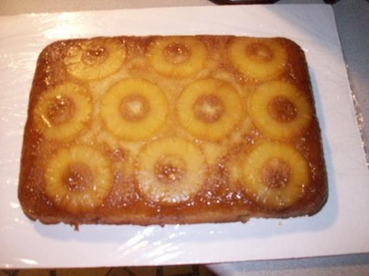 gâteau à l'ananas à la poohrona