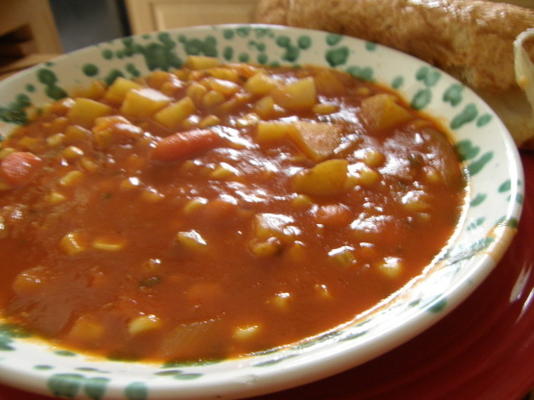 soupe de pommes de terre italienne (minestra di patate)