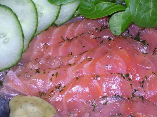 gravlax (saumon mariné)
