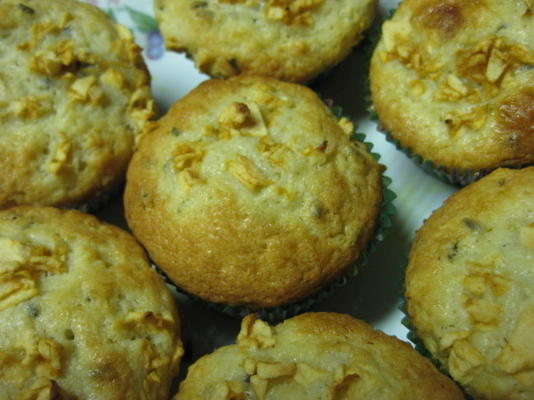 muffins pomme lavande