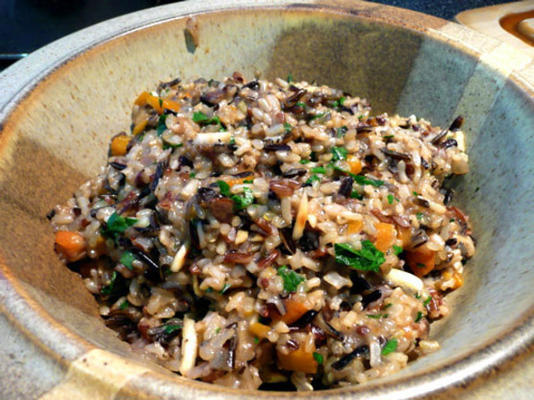 riz sauvage aux noix