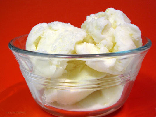 glace au citron (sans sorbetière)