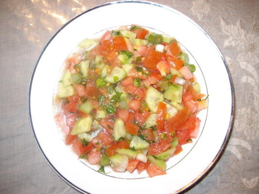 salade de tomates (salade arabe)