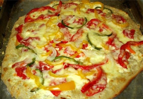 pizza paysanne au fromage de chèvre