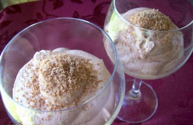 minute minute de chocolat faible en gras