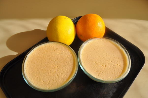 parfaits au citron et à l'orange (faible en gras et en sucre)