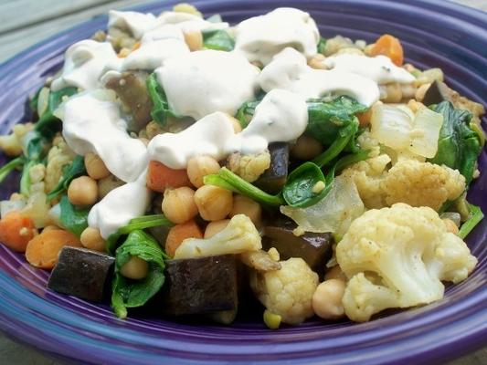 salade tiède à la marocaine