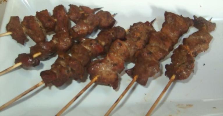 babe sate (sate de porc)