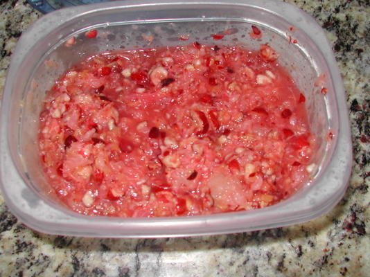 relish canneberge-gingembre