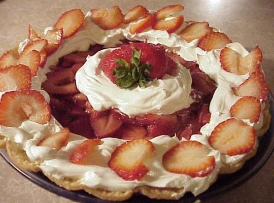 tarte aux fraises: simple et méridionale