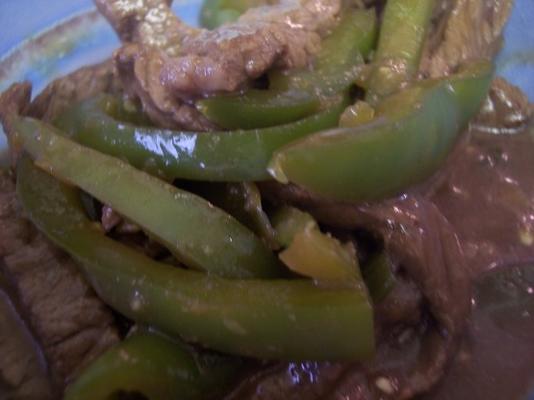 steak au poivre vert