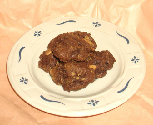 biscuits au beurre d'arachide au chocolat