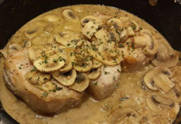 porc suisse et champignons