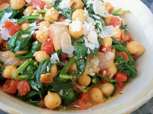 tomate pois chiches mijoter