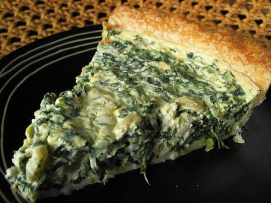 quiche aux épinards et au fromage feta