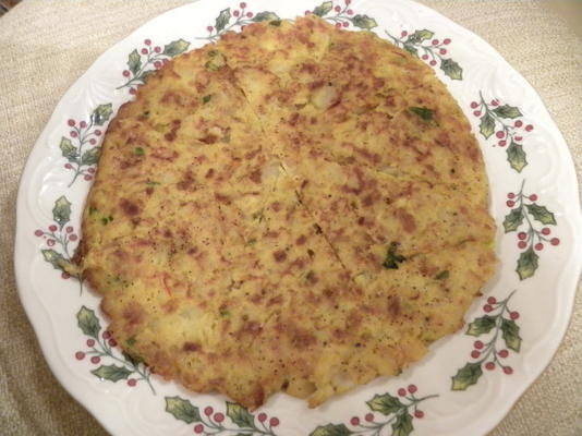 tapas - omelette pomme de terre au safran