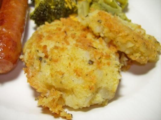 crêpes aux pommes de terre gratinées