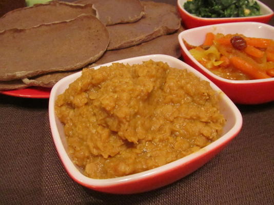 mesir wat (lentilles rouges éthiopiennes)
