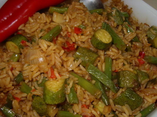 arroz con calabacin (riz aux courgettes)