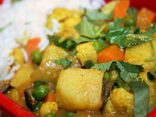 curry de légumes madras (végétarien)