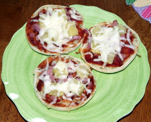 muffins pizza jambon et ananas