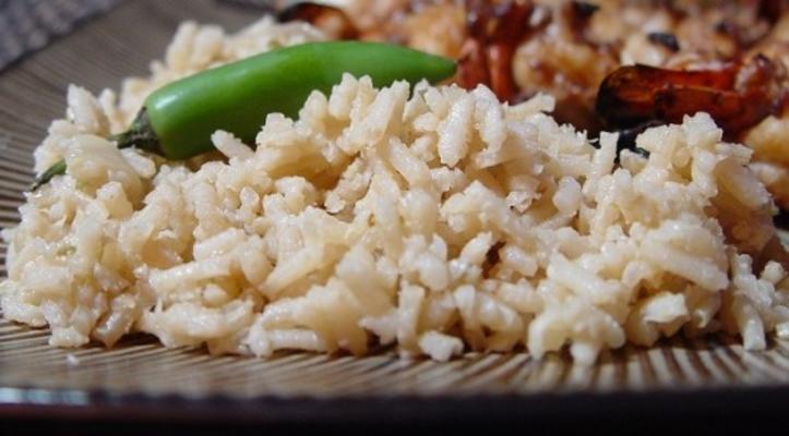 riz jalapeno - faible en gras