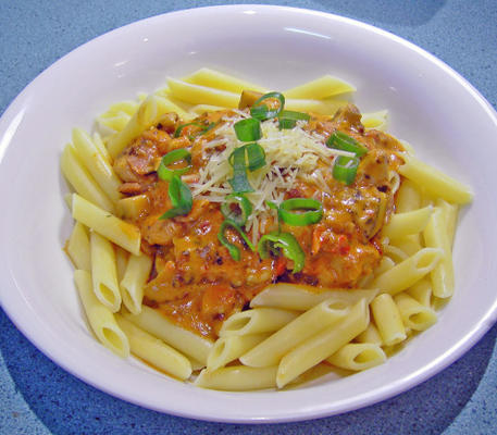 pesto aux tomates et au poulet