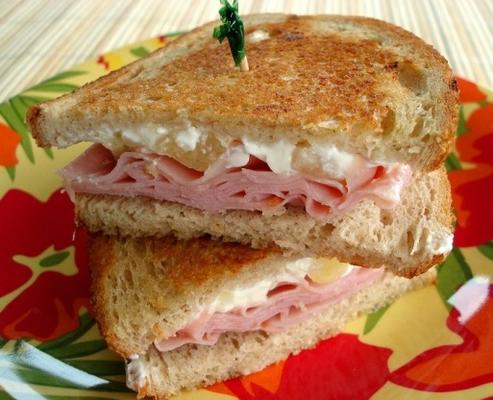 sandwich au jambon grillé inspiré des îles