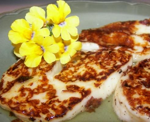 halloumi au citron poêlé