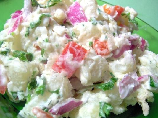salade de pommes de terre à l'aneth et aux olives vertes