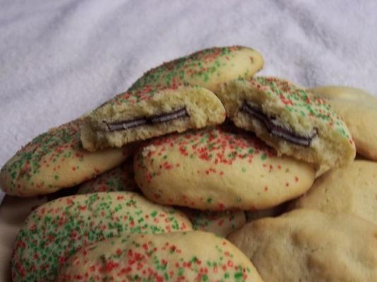 biscuits au chocolat menthe cachés