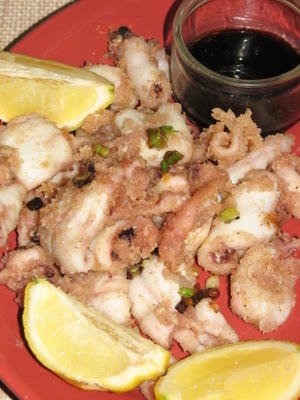 croustilles chinoises - calamars frits au sel et au poivre