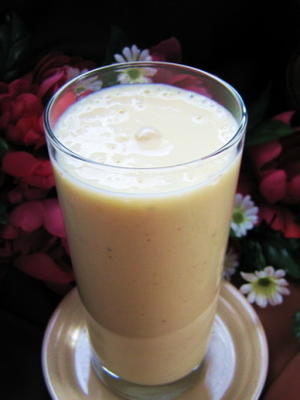 smoothie facile à la pêche à la banane