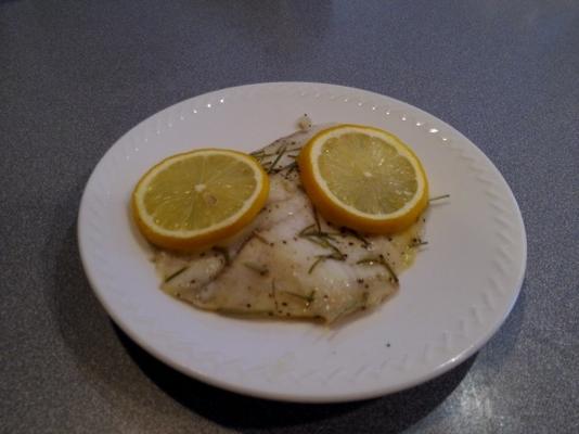 tilapia citron et romarin