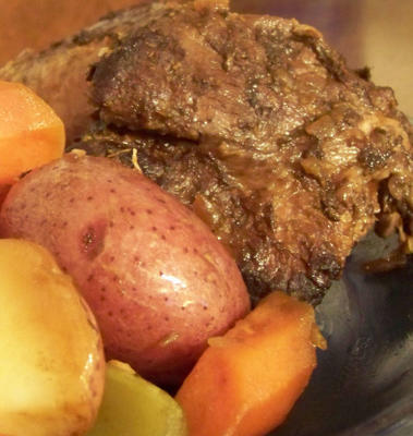 dîner du dimanche à l'ancienne (mijoteuse)