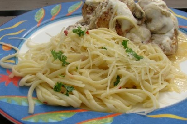 spaghetti à l'ail et à l'huile